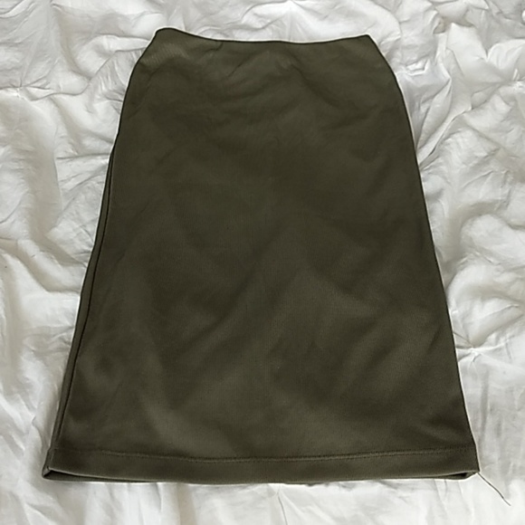Forever 21 Contemporary Sage Green Pencil Skirt - Picture 1 of 3